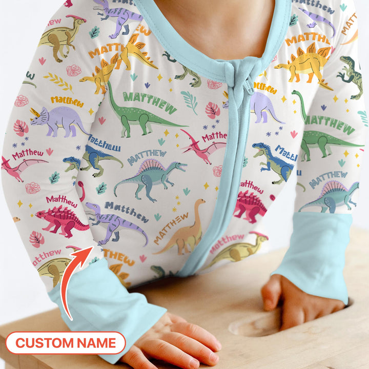 Dino Roar Custom Name Convertible Zippy