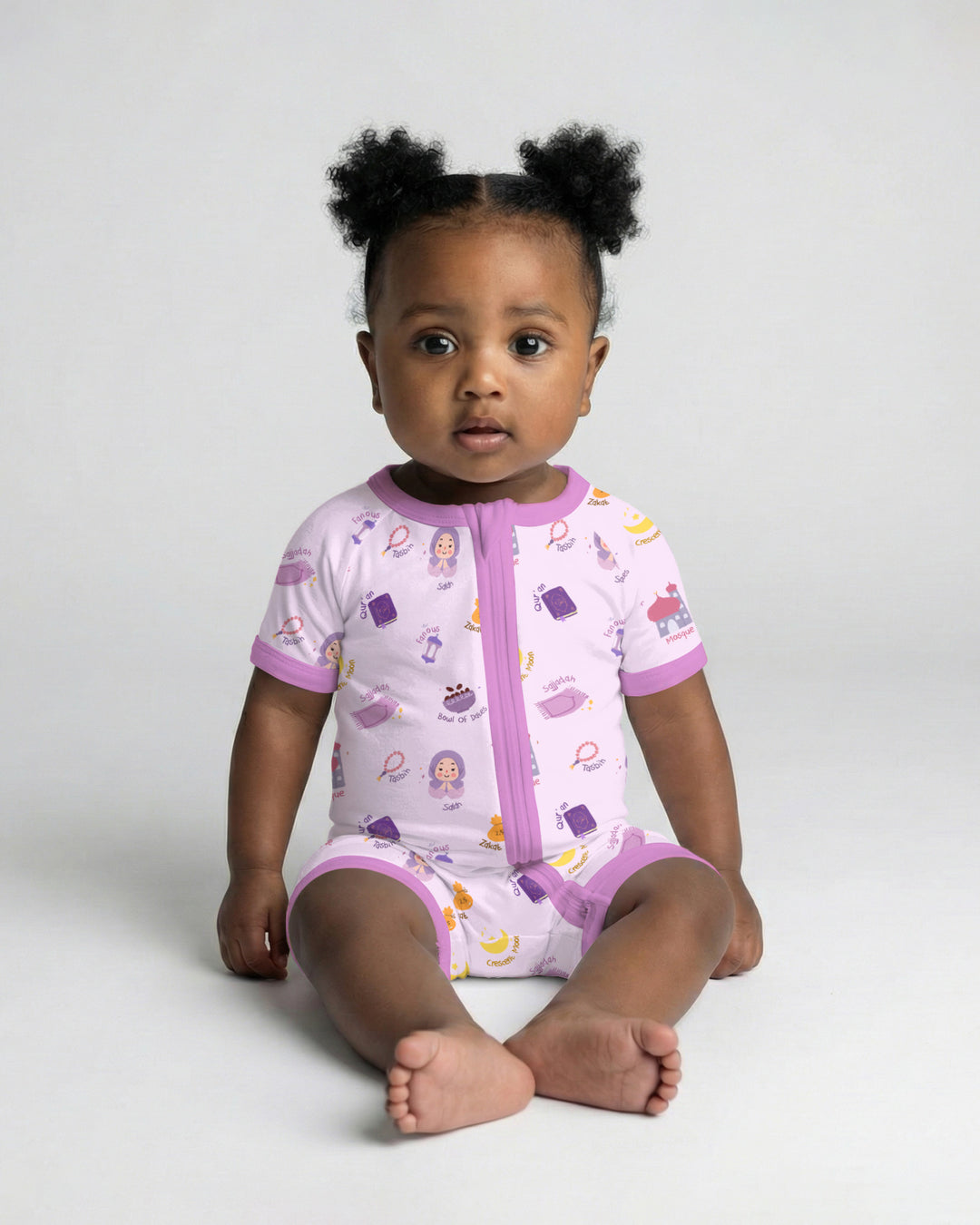 Cute Ramadhan Mubarak Shorty Zippy