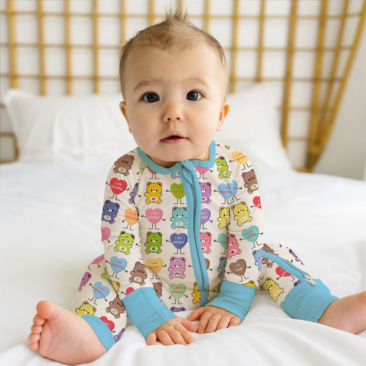 Rainbow Bears Affirmation Convertible Zippy