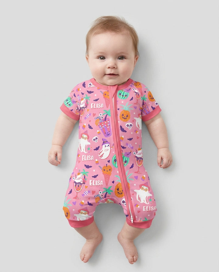 Summerween Doodles Bamboo Shorty Zippy