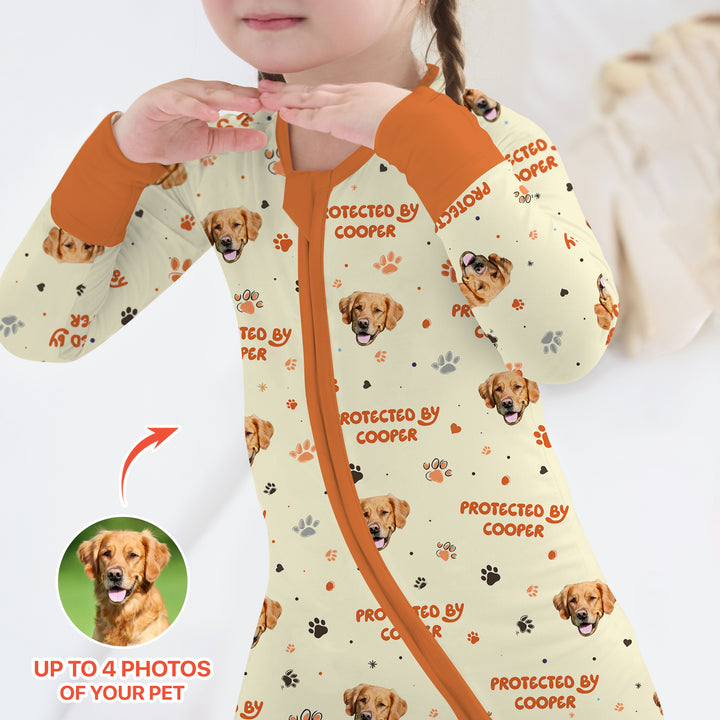 Gerippte Babykleidung mit individuellem Foto - Weich &amp; Skizzenhaft