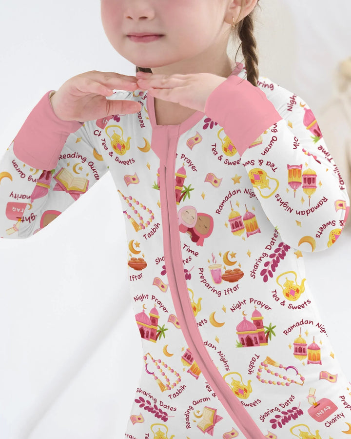 Ramadan Mubarak Matching Family Convertible Zippy