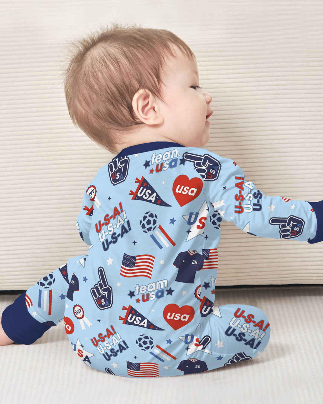 Soccer Party Team USA Bamboo Convertible Zippy