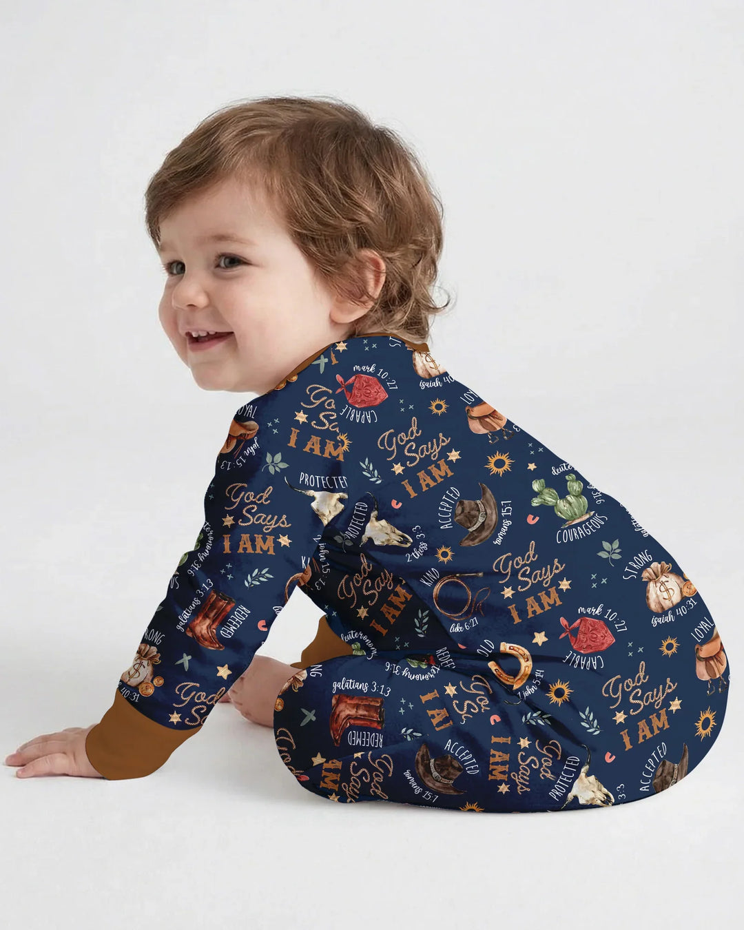 Gerippte Babykleidung mit individuellem Foto - Weich &amp; Skizzenhaft