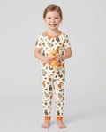 Retro Trick Or Treat Bamboo Two Piece Short Sleeve Pajama Set