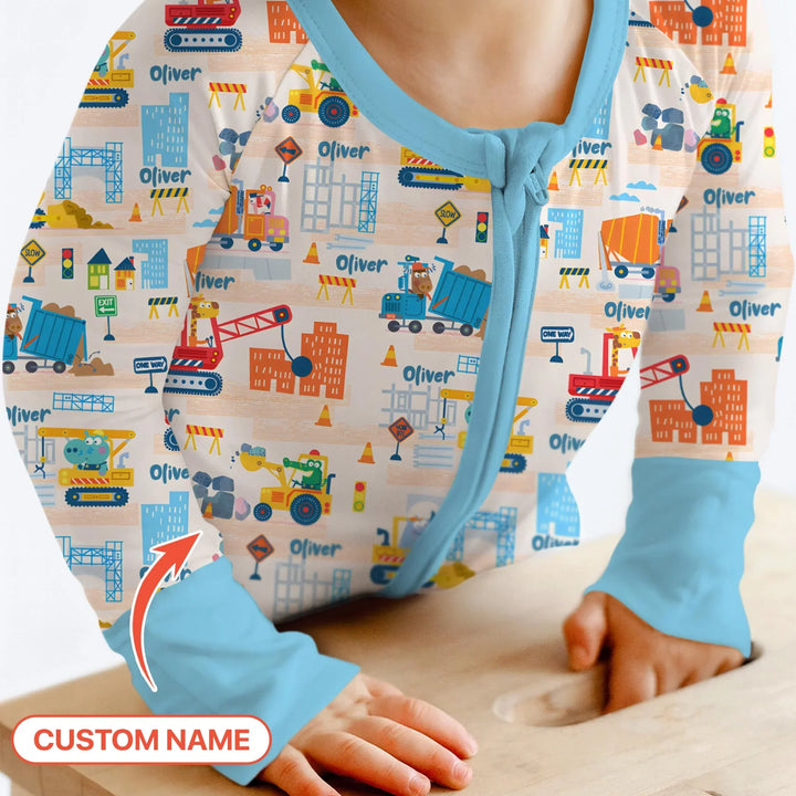 Little Builder Friends Custom Name Convertible Zippy