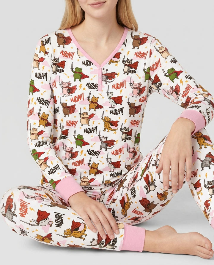 Huzzah! Huzzah! Bamboo Women Pajama Set