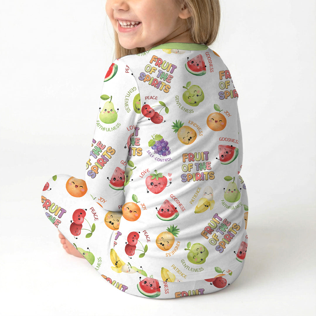 Fruit of the Spirit Two Piece Long Sleeve Pajama Set