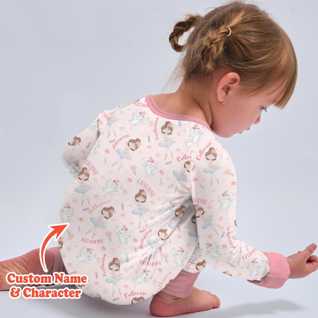 Custom Name Ballerina Doll Convertible Zippy