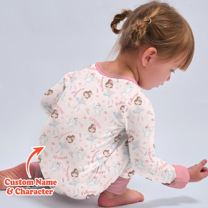 Custom Name Ballerina Doll Convertible Zippy