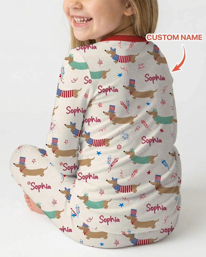 250 Years Of Freedom Two Piece Long Sleeve Pajama Set