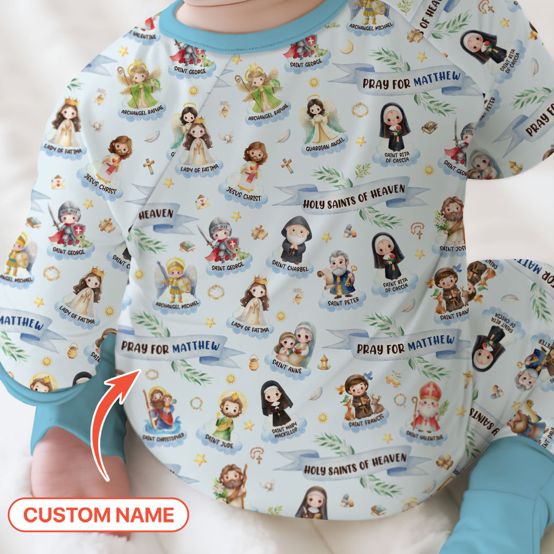 Holy Saints of Heaven Custom Name Convertible Zippy