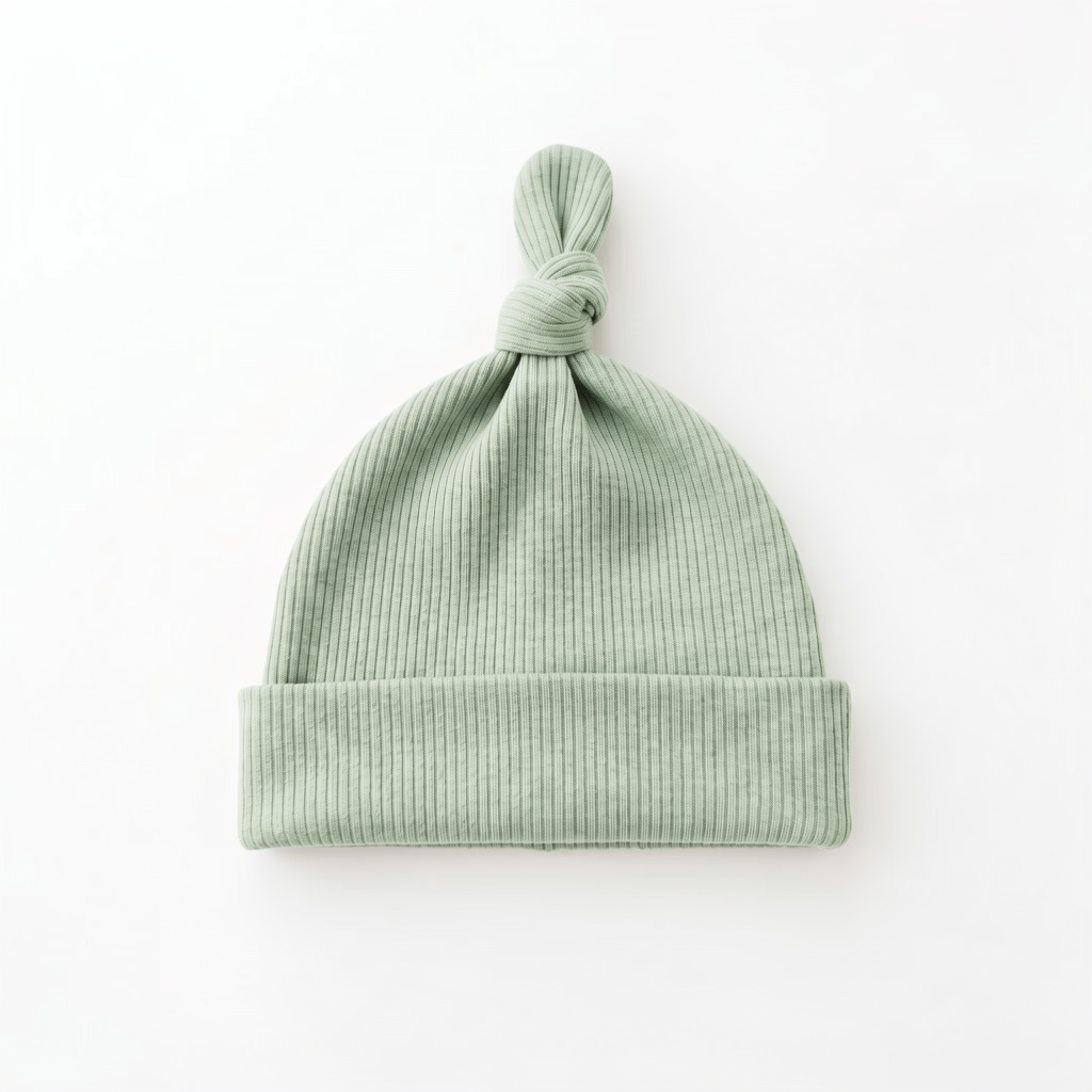 Ribbed Bamboo Knotted Hat