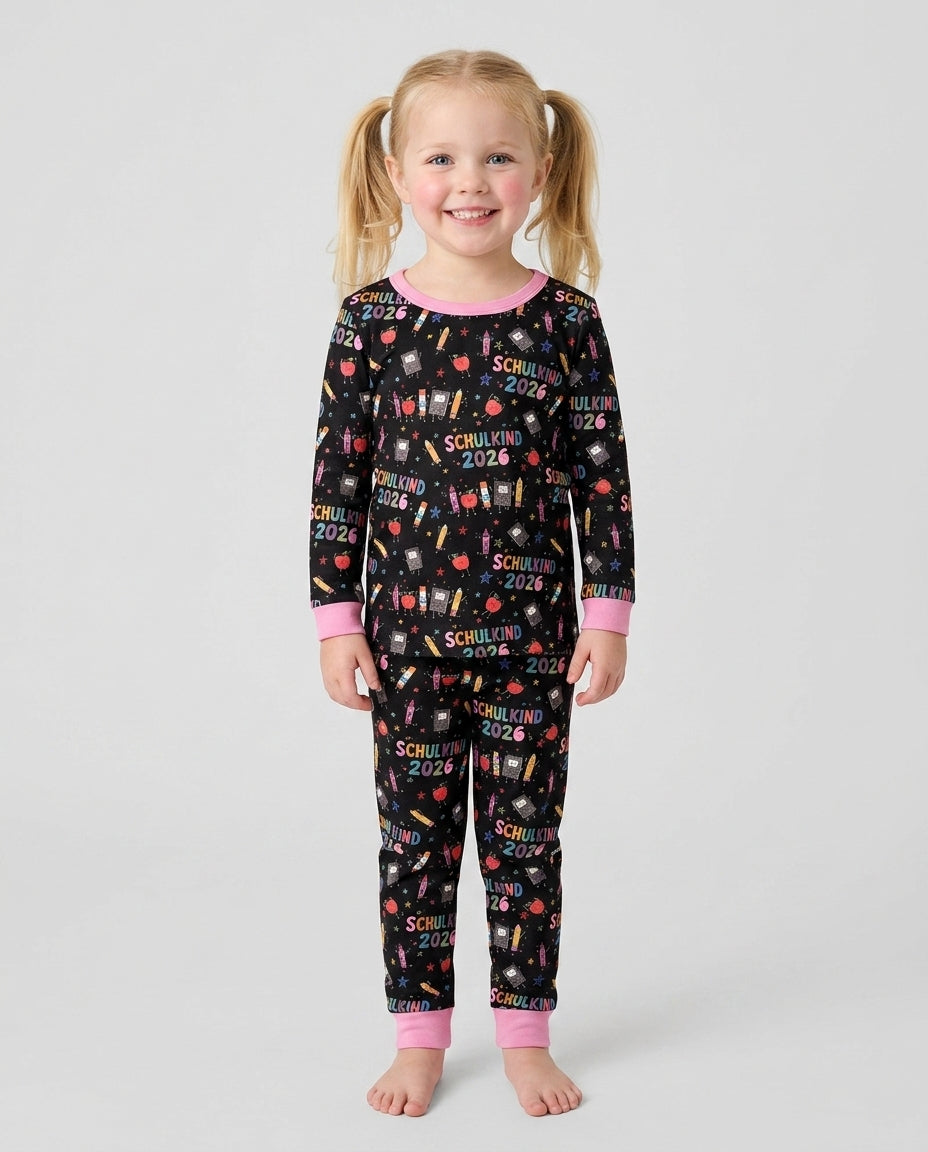 Conjunto de pijama de dos piezas de bambú de manga larga