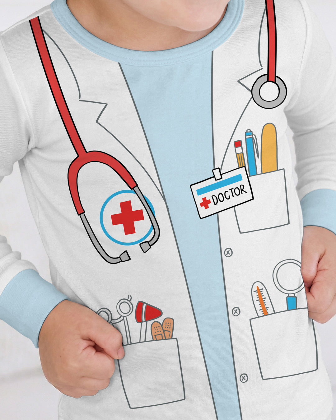Future Doctor Bamboo Two Piece Long Sleeve Pajama Set