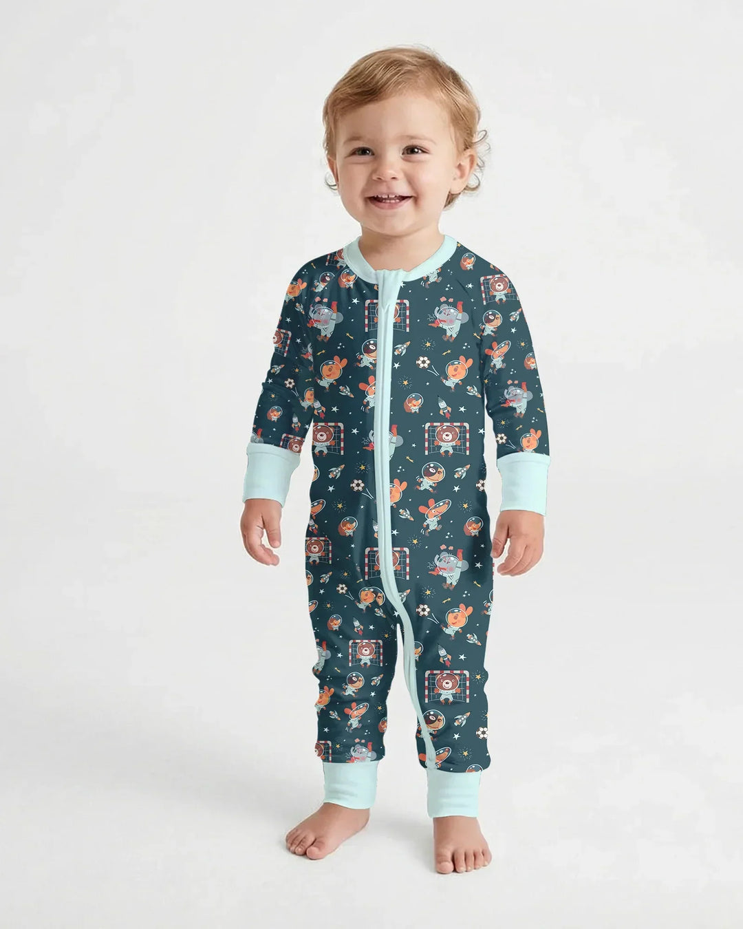Space Soccer Bamboo Convertible Zippy