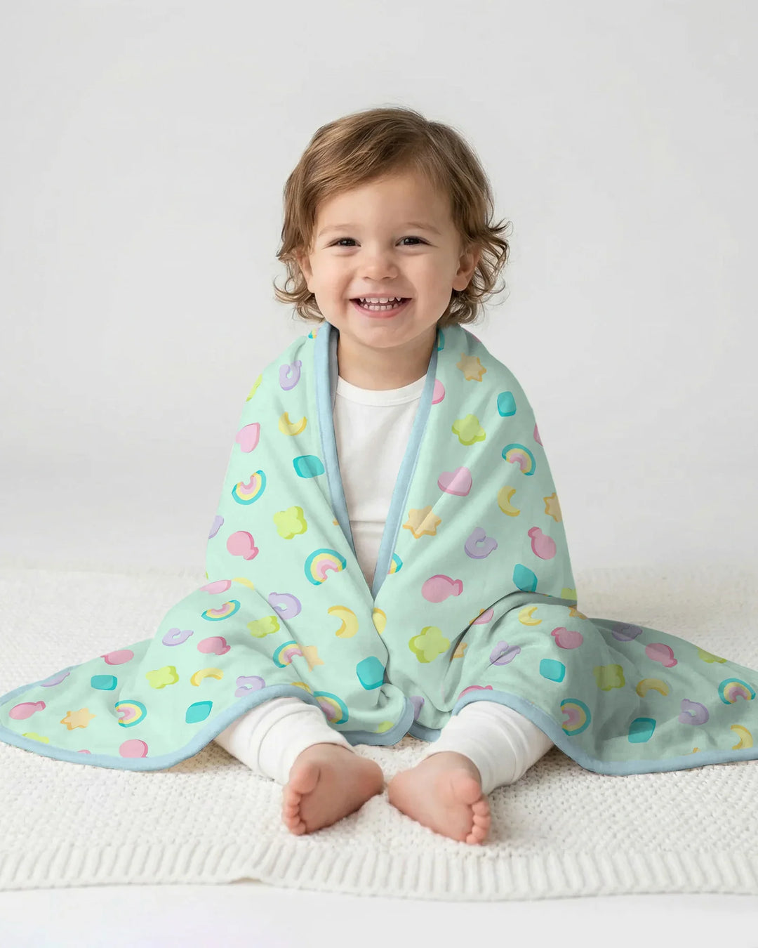 Pastel Lucky Charms Scatter Blanket