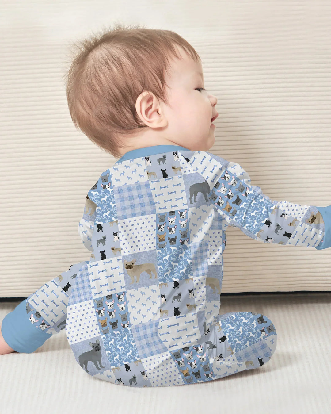 Frenchies Patchwork Family Matching Convertible Zippy