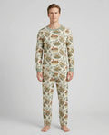 Vintage Hunting Season Daddy& Me Matching Bamboo Men's Pajama Set