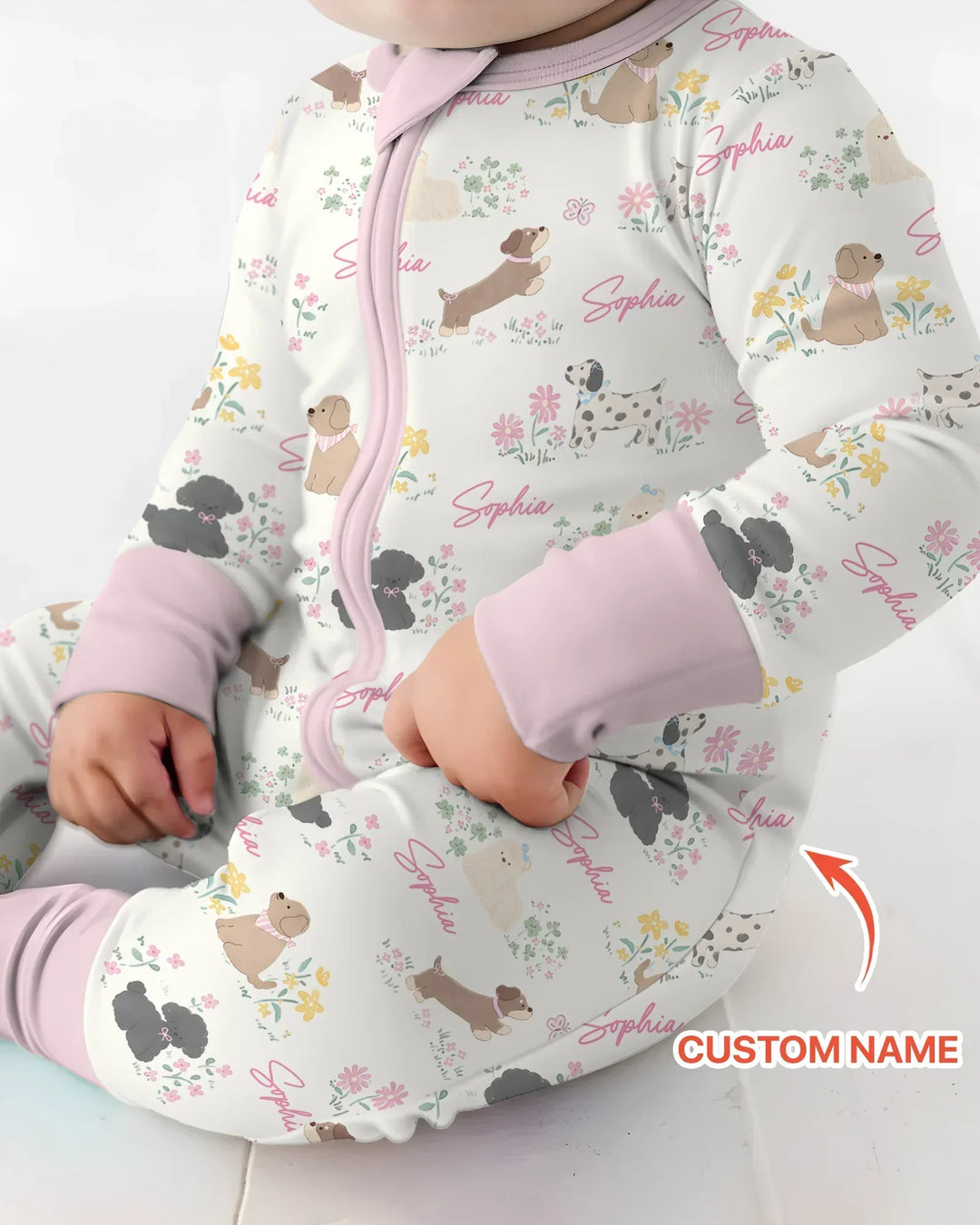 Gerippte Babykleidung mit individuellem Foto - Weich &amp; Skizzenhaft