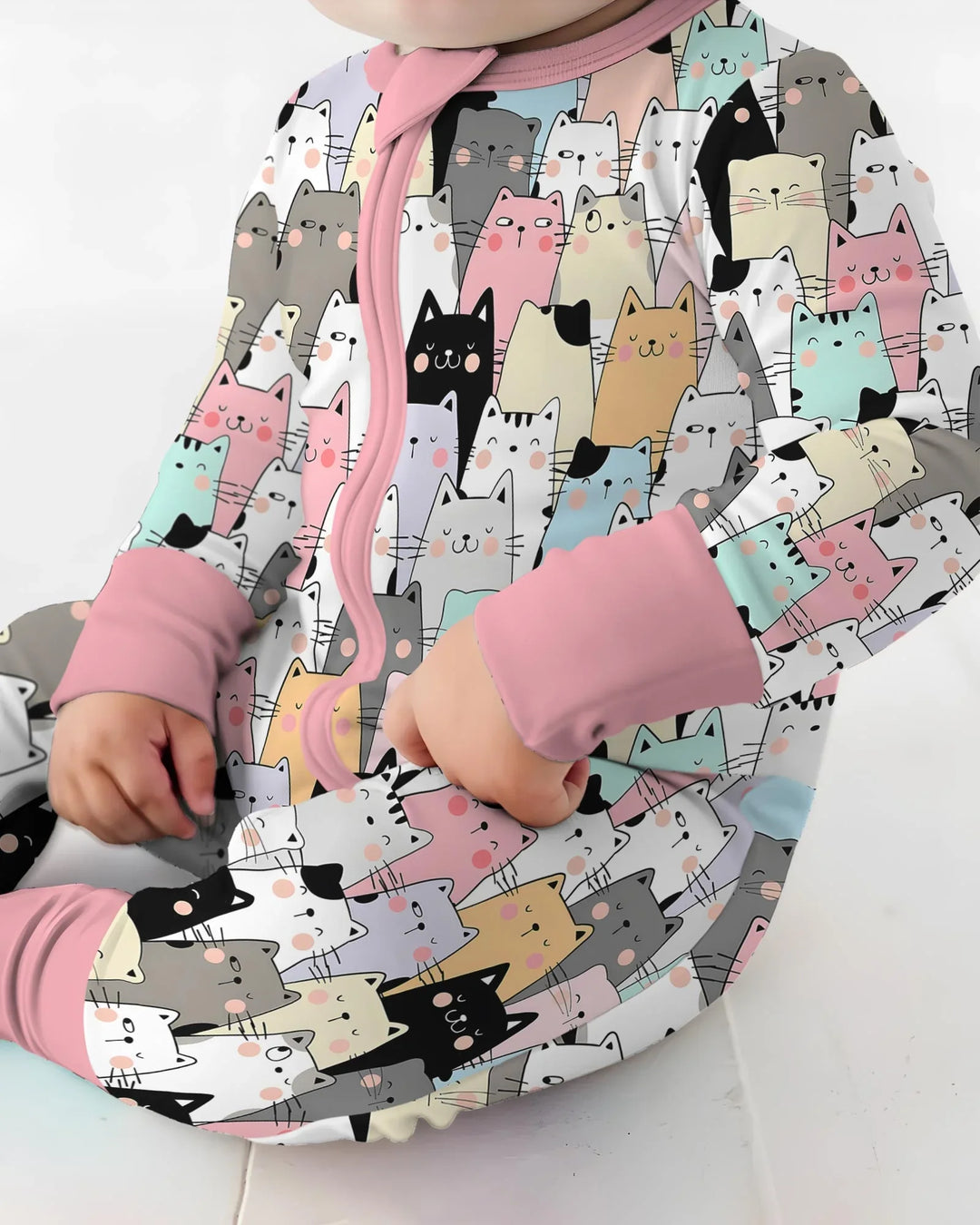 Gerippte Babykleidung mit individuellem Foto - Weich &amp; Skizzenhaft