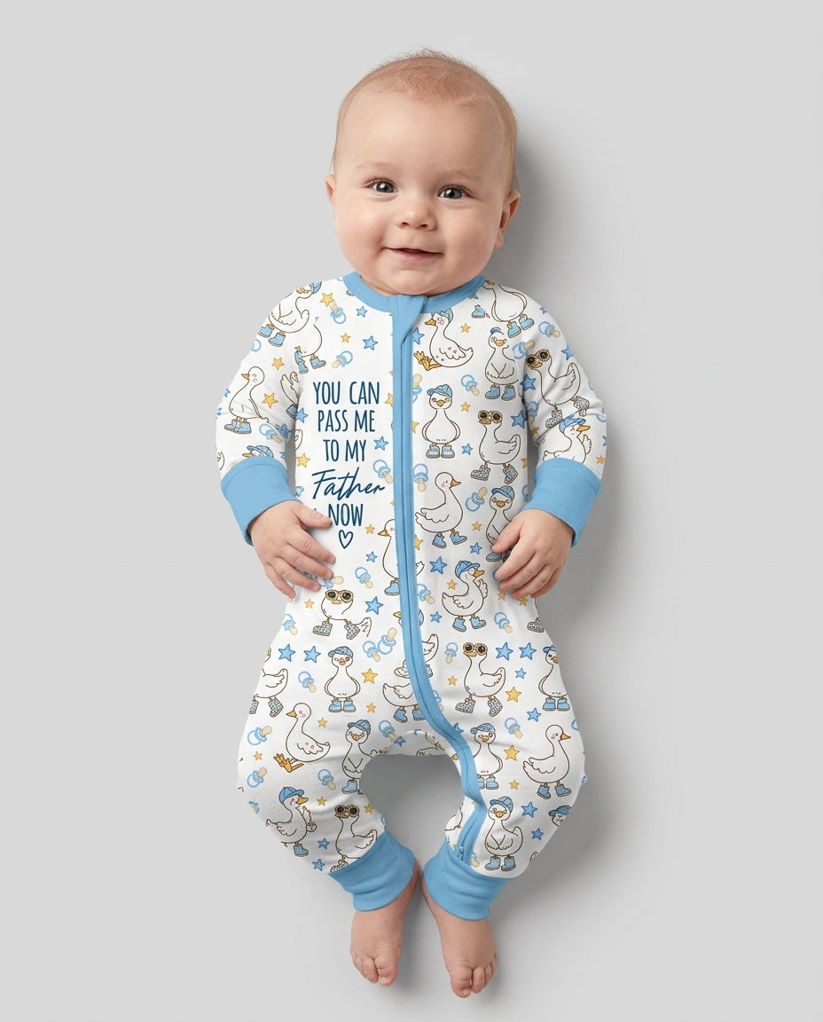 You Can Pass Me To Personalized Bamboo Convertible Zippy