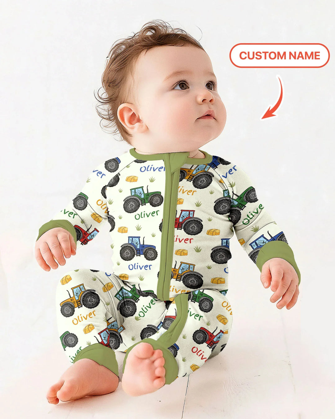Custom Name A Little Dirt Never Hurt Bamboo Convertible Zippy