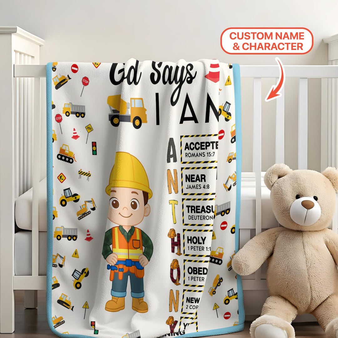 Vorlage für individuelle Kleinkinddecke