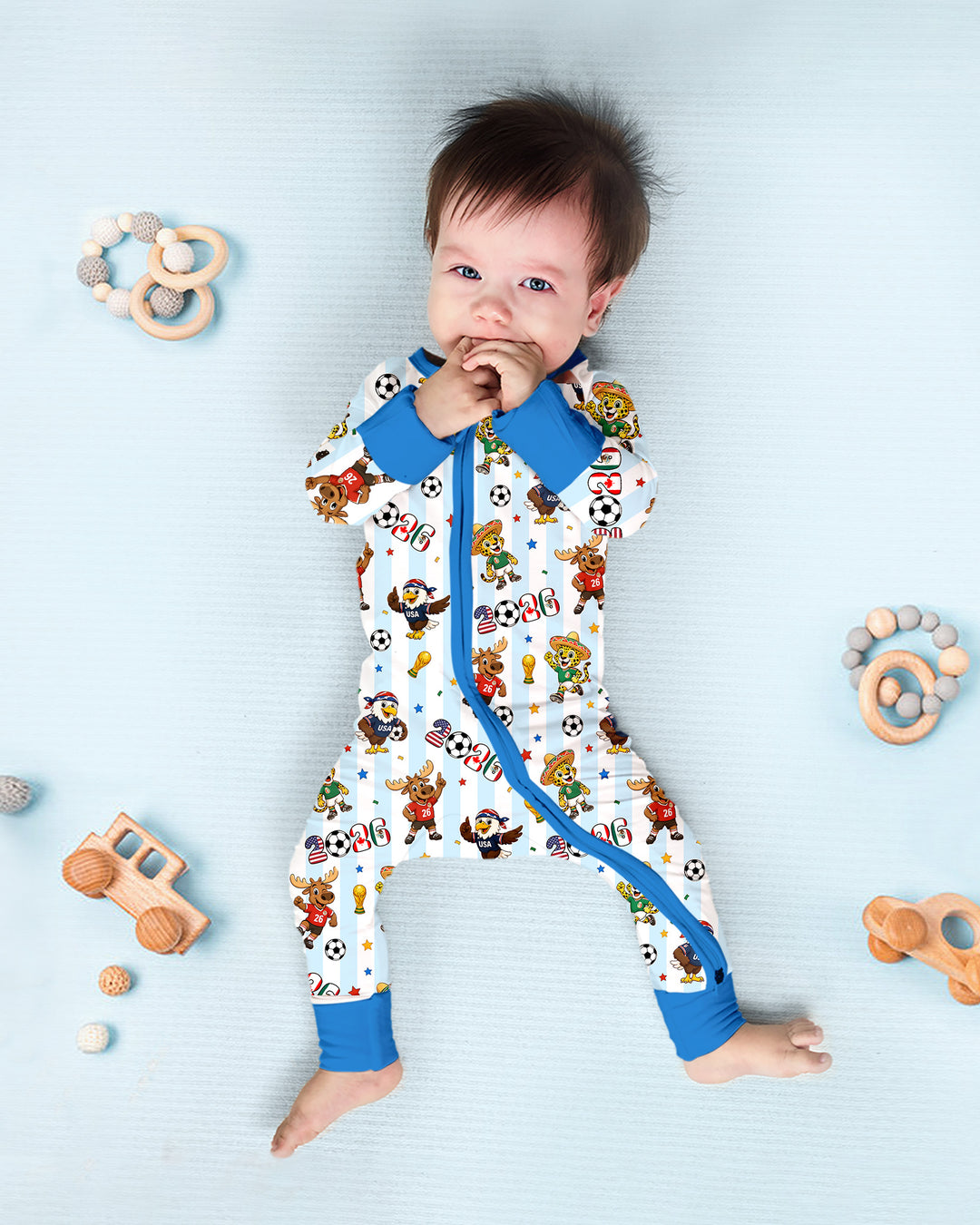 Gerippte Babykleidung mit individuellem Foto - Weich &amp; Skizzenhaft