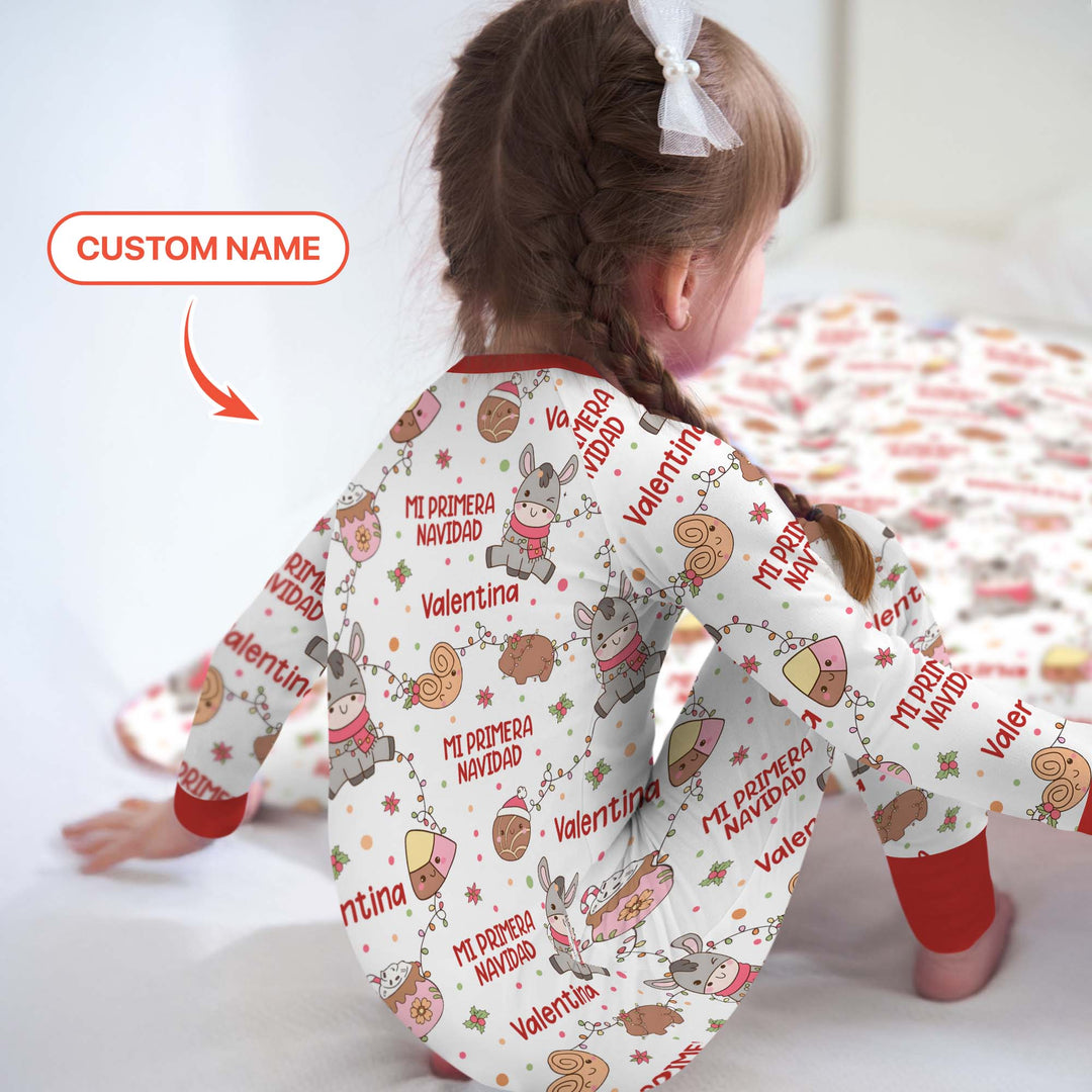 Mi Primera Navidad Custom Name Convertible Zippy , Mi Primera Navidad Custom Name Convertible Zippy - 0-3M