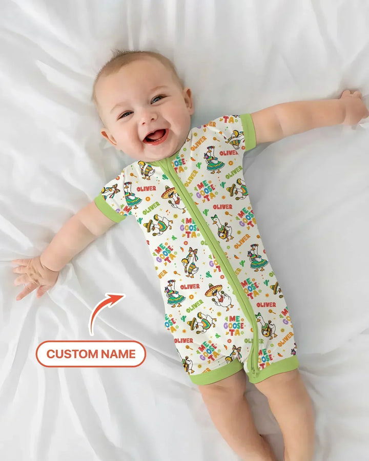 Custom name Me Goose-ta Bamboo Shorty Zippy