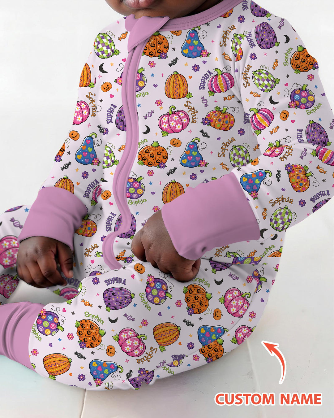 Boo-tiful Pumpkins Bamboo Convertible Zippy