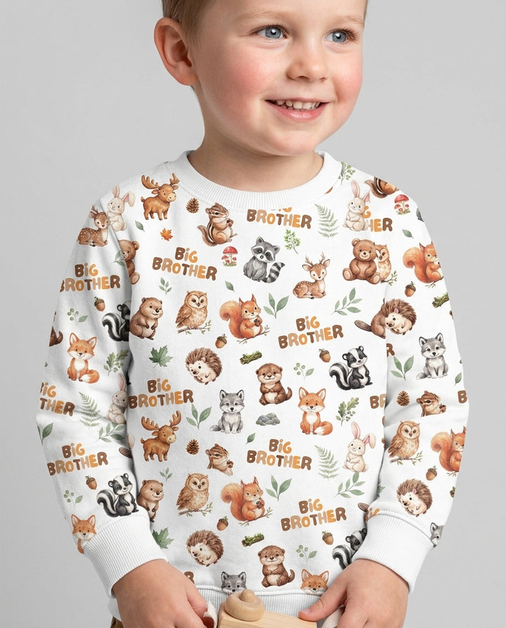 Sudadera de cuello redondo de bambú con plantilla personalizada