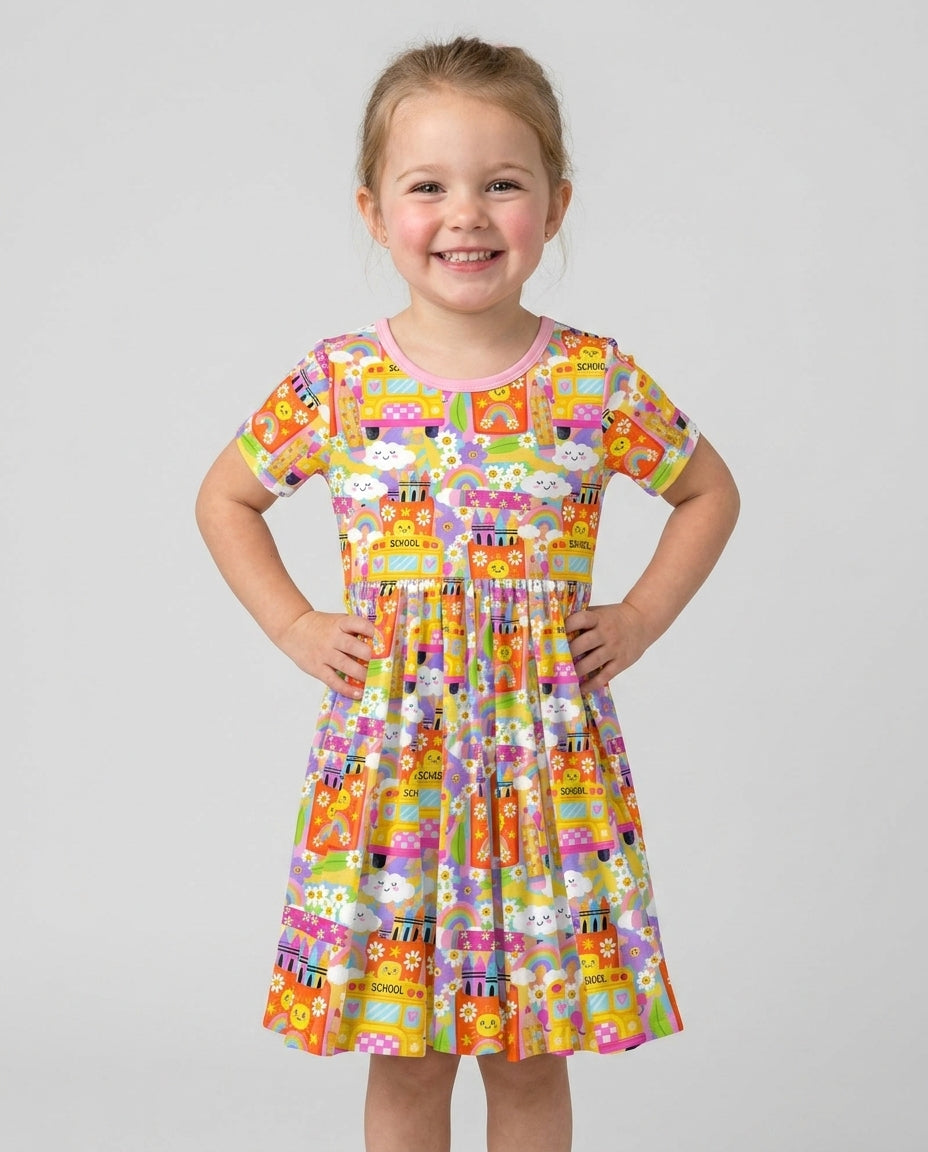 Vorlage Bambus Twirl Kleid