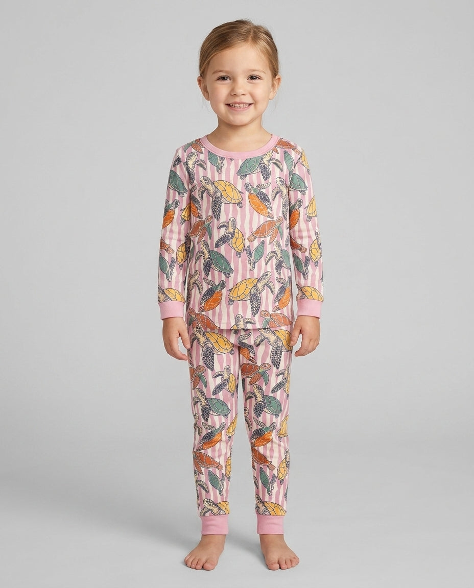 Conjunto de pijama de dos piezas de bambú de manga larga