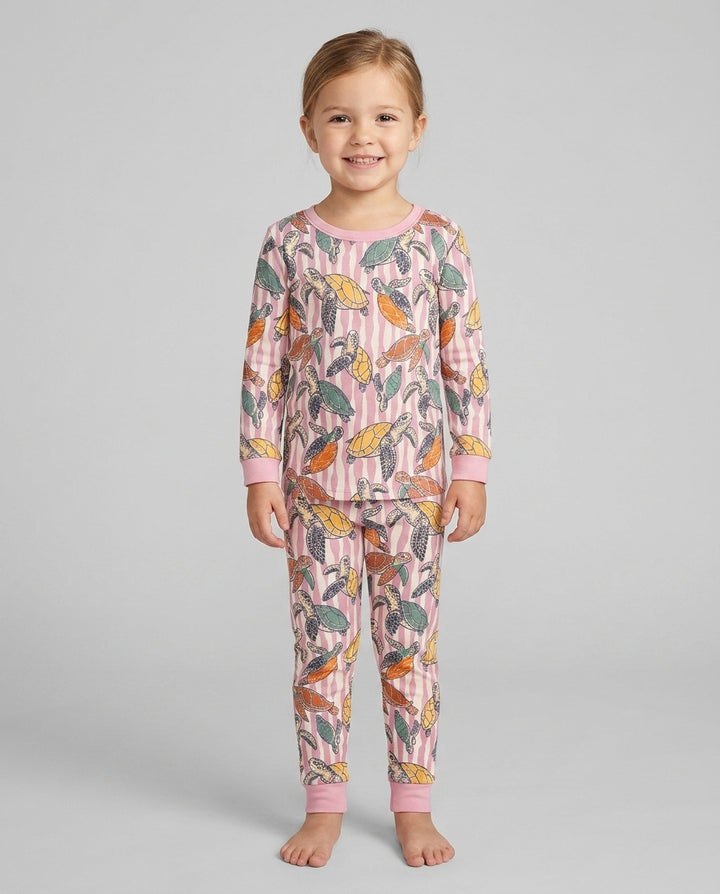 Conjunto de pijama de dos piezas de bambú de manga larga