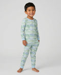 Wandering Geese Family Matching Bamboo Two Piece Long Sleeve Pajama Set