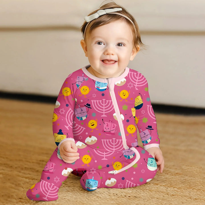 Hanukkah Little Dreidel Family Convertible Zippy