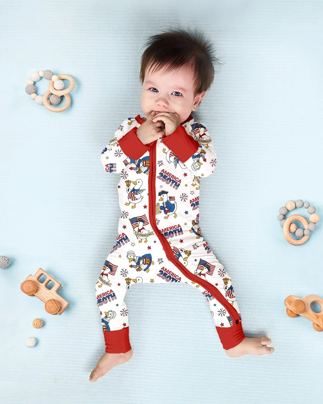 Gerippte Babykleidung mit individuellem Foto - Weich &amp; Skizzenhaft