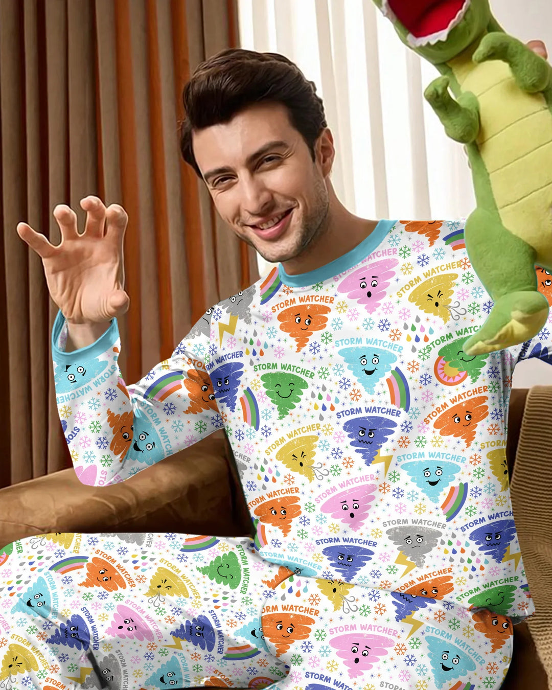 Tornado Family Matching Bamboo Men's Pajama Set