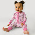 Happy Hanukkah Matching Family Convertible Zippy , Happy Hanukkah Matching Family Convertible Zippy - 0-3M / Girl
