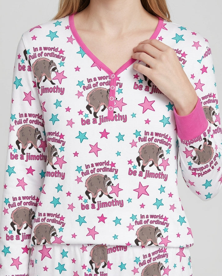 In A World Full Of Ordinary Be A Jimothy Bamboo Women Pajama Set