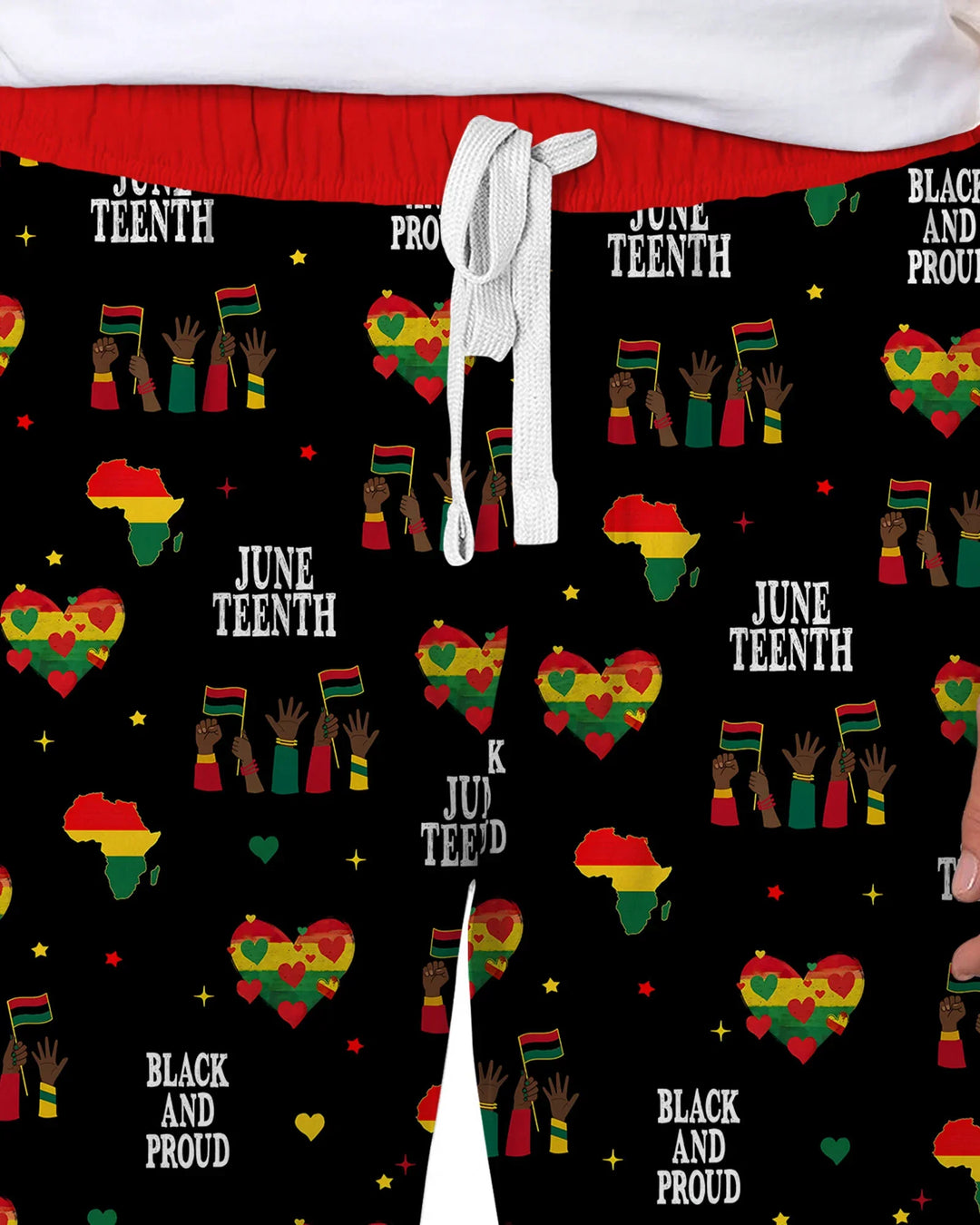 Juneteenth Black and Proud Bamboo Men's Pajama Set