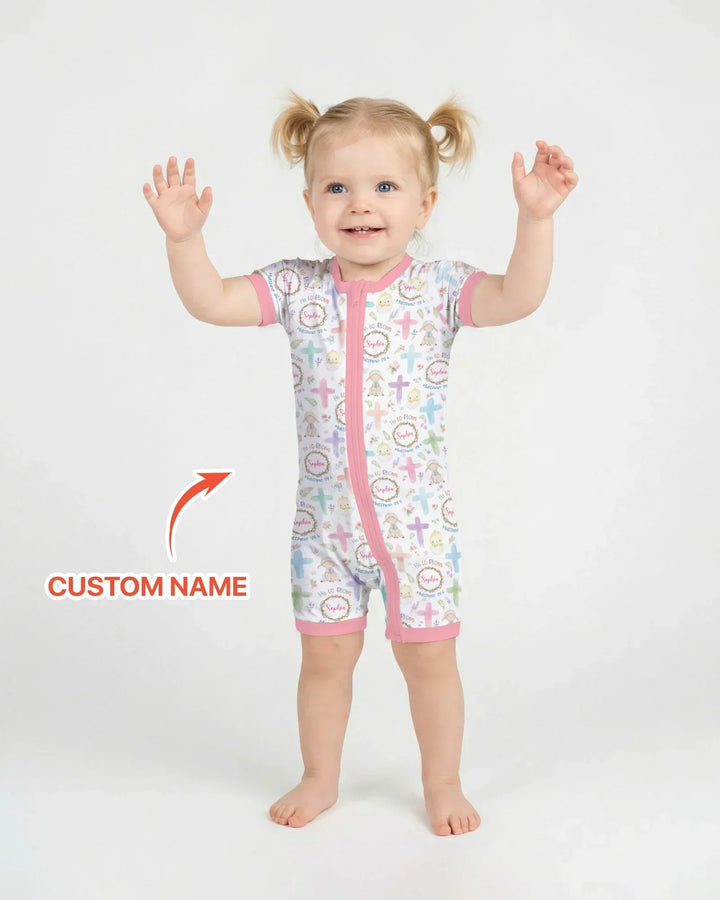 He Is Risen Personalized Shorty Zippy