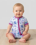 Little Turtles Family Matching Bamboo Shorty Zippy