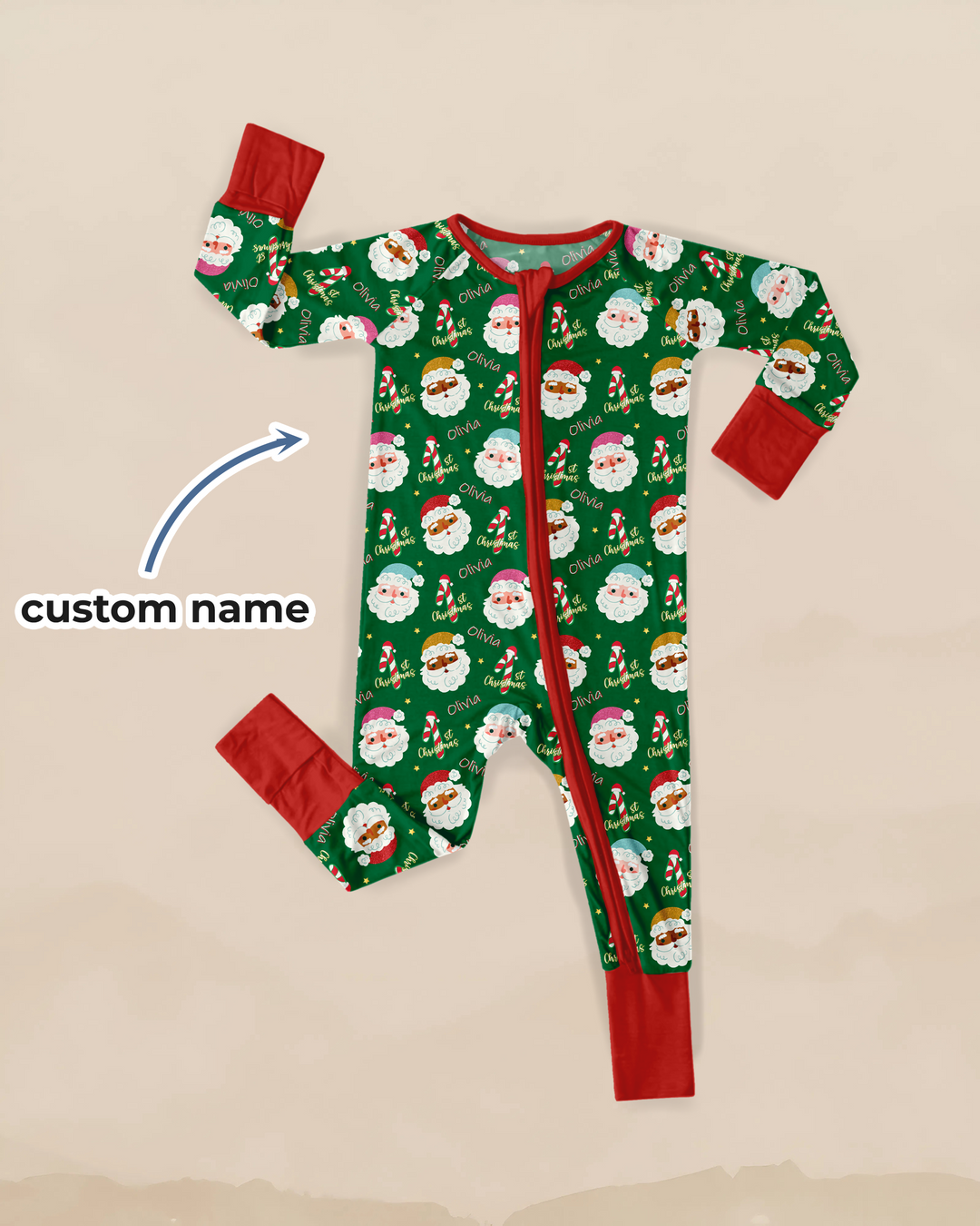 Personalized 1st Christmas Convertible Zippy
