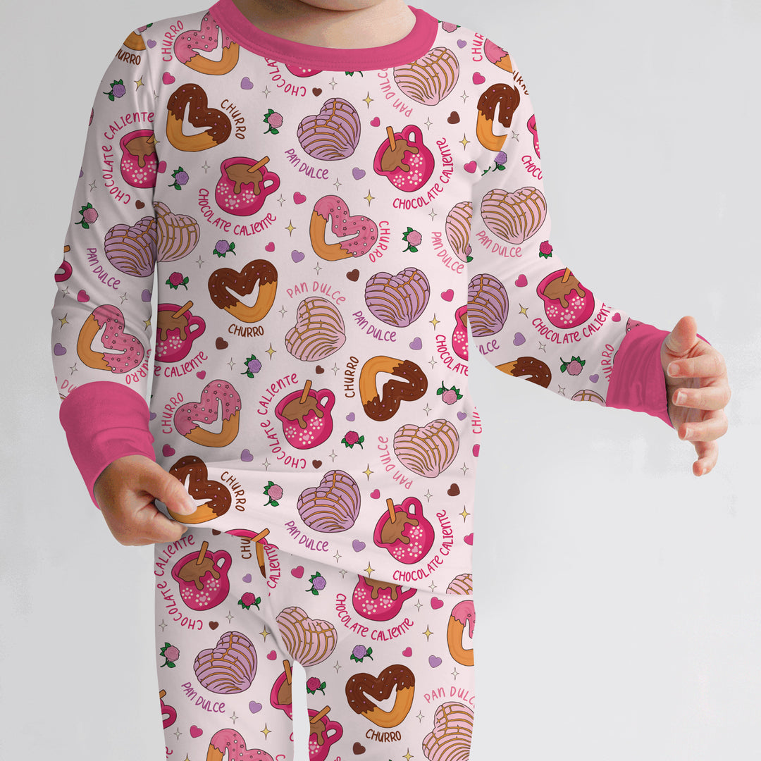 Te quiero un churro Two Piece Long Sleeve Pajama Set