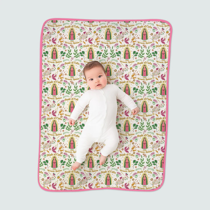 Our Lady of Guadalupe Virgin Mary Custom Toddler Blanket