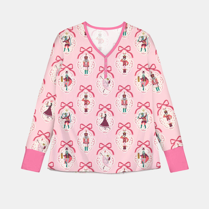 The Nutcracker Ballet Christmas Women Pajama Set , The Nutcracker Ballet Christmas Women Pajama Set - Only Shirt / S