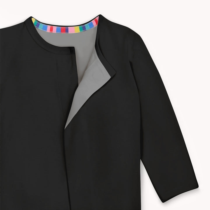 Midnight Magnetic Footie Romper